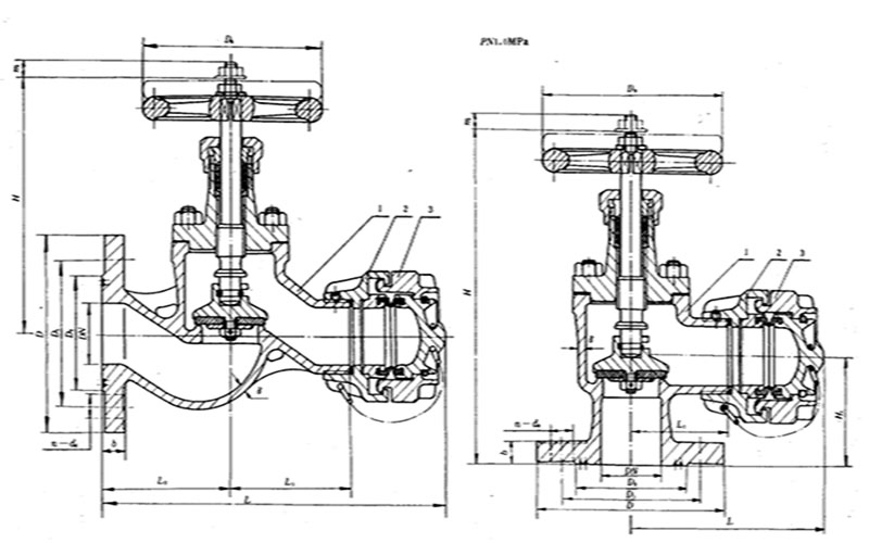 drawing of GB-T2032-1993 Marine Fire Hydrant Valve1.jpg